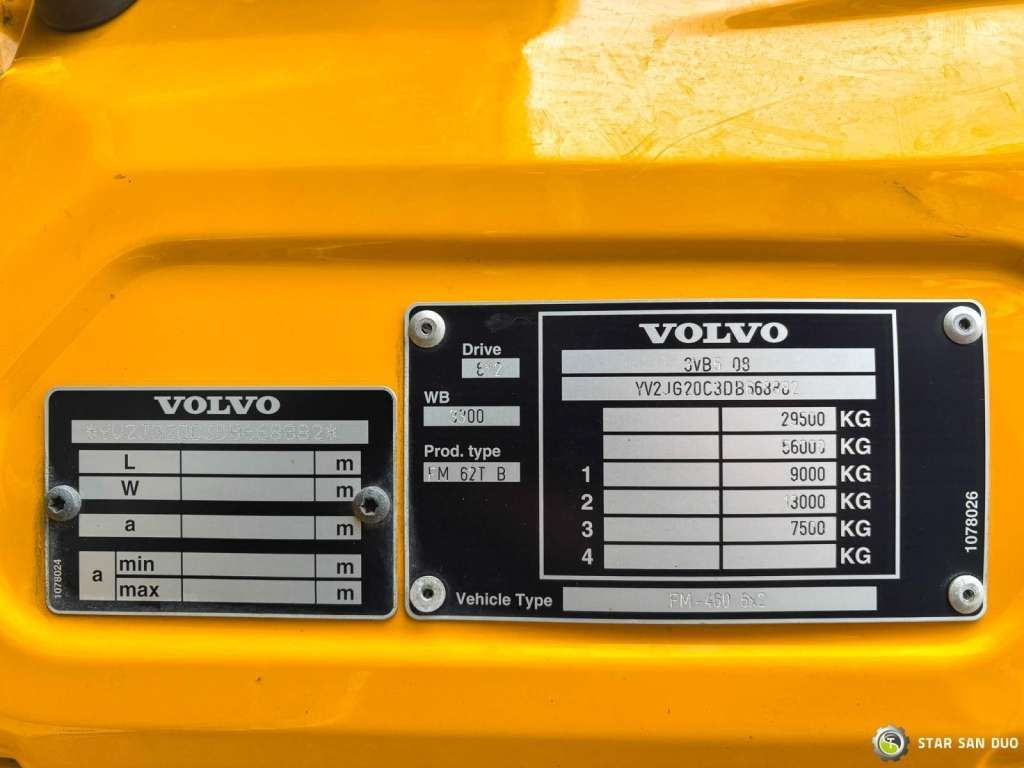 Камион со кран Volvo FM 460 6x4x4 HMF 3220 Crane HDS: слика 20 Камион со кран Volvo FM 460 6x4x4 HMF 3220 Crane HDS: слика 20