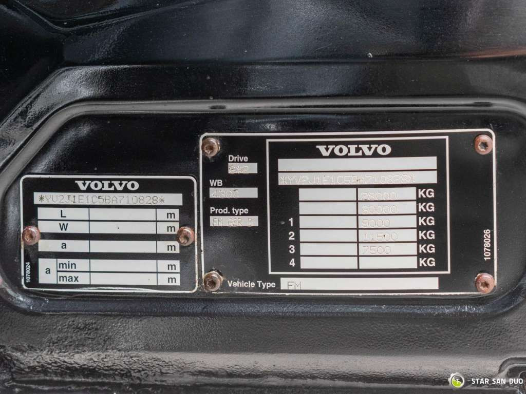 Камион со кран Volvo  FMX 370 6x2 PALFINGER PK 22002 EH Crane Kran: слика 28