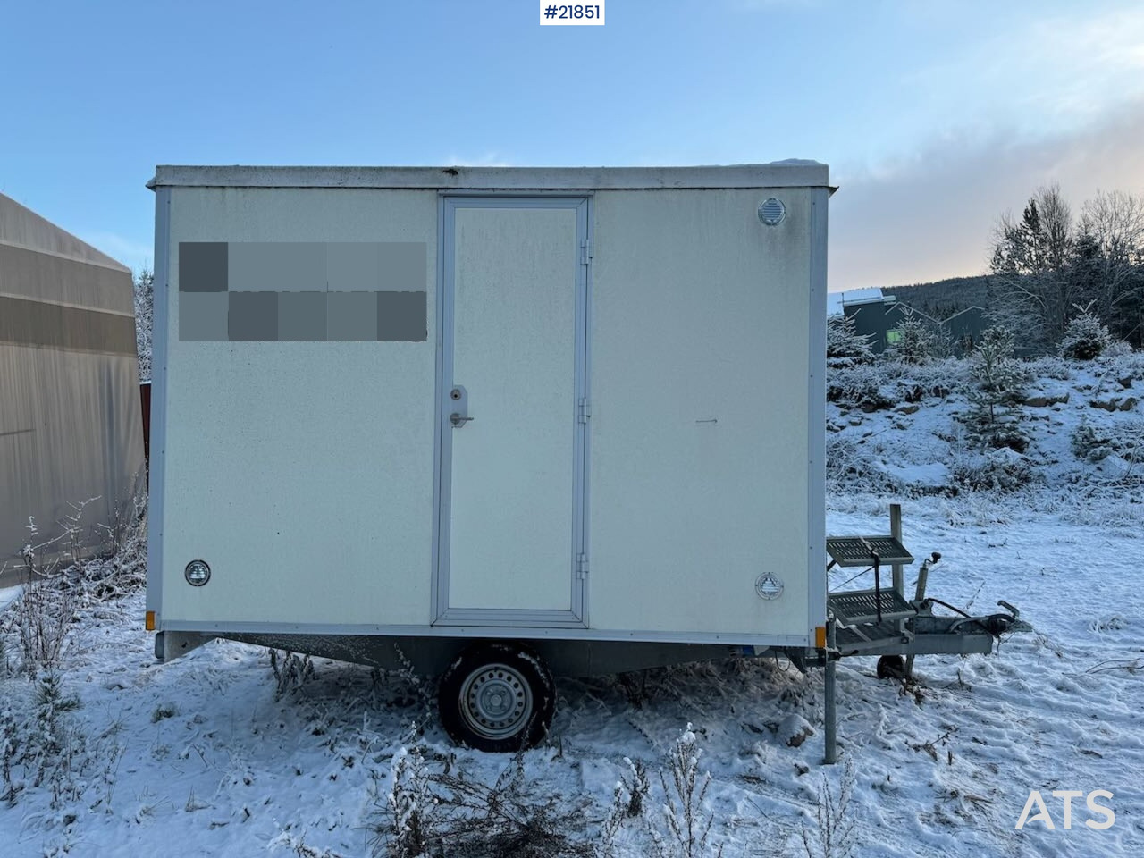 Arbeidsbrakke m/ forbrenningstoalett - Градежен контејнер: слика 2 Arbeidsbrakke m/ forbrenningstoalett - Градежен контејнер: слика 2