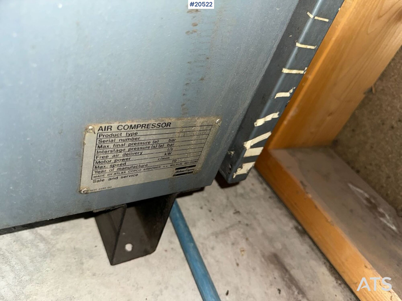 Atlas Copco GA7 - Градежна машина: слика 4 Atlas Copco GA7 - Градежна машина: слика 4