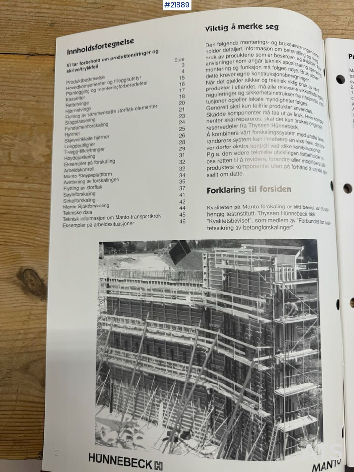 Градежна машина Hunnebeck Forskaling: слика 22