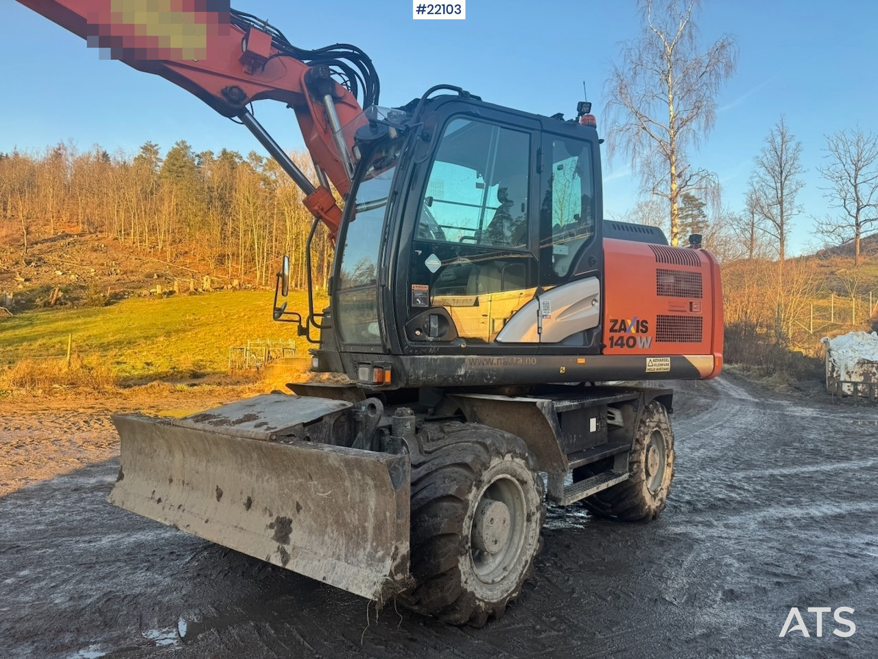 Hitachi 2015 Hitachi ZX140W-5B hjulgraver med rototilt, 3 skuffer og henger - Багер на тркала: слика 3 Hitachi 2015 Hitachi ZX140W-5B hjulgraver med rototilt, 3 skuffer og henger - Багер на тркала: слика 3