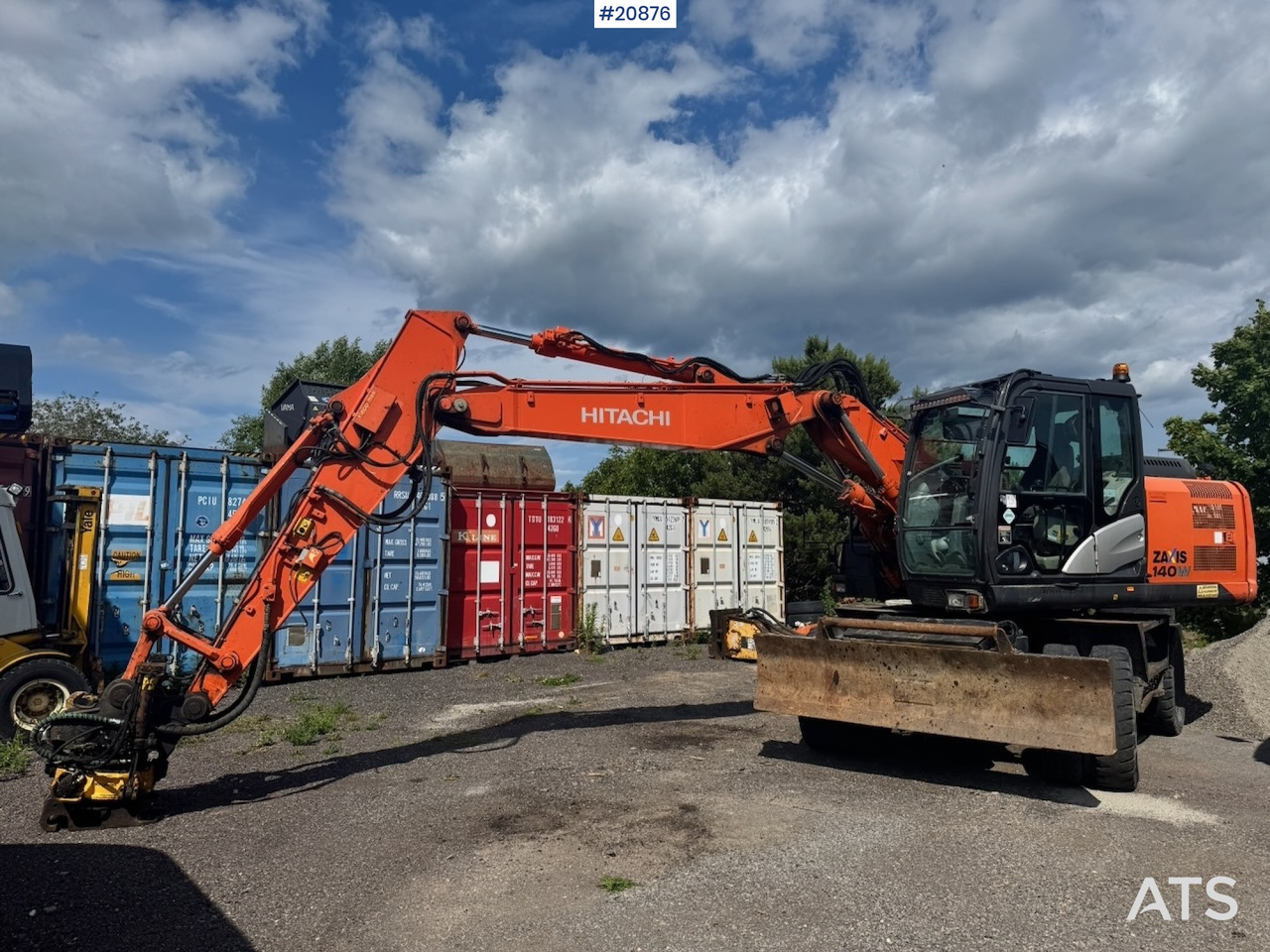 Hitachi ZX140W-5B - Багер на тркала: слика 1 Hitachi ZX140W-5B - Багер на тркала: слика 1