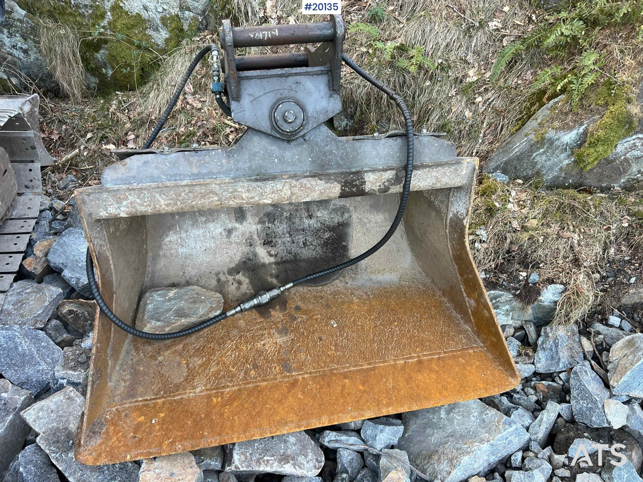 Багер Hitachi zx85us-6 gravemaskin m/ graveskuffe, hydraulisk pusseskuffe, klype: слика 26