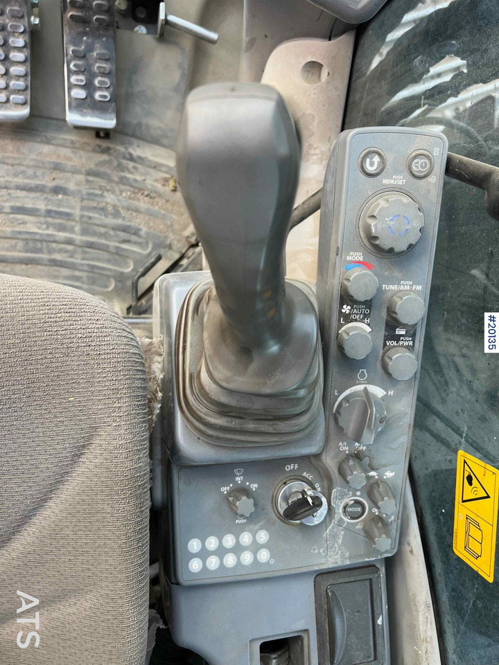 Багер Hitachi zx85us-6 gravemaskin m/ graveskuffe, hydraulisk pusseskuffe, klype: слика 21