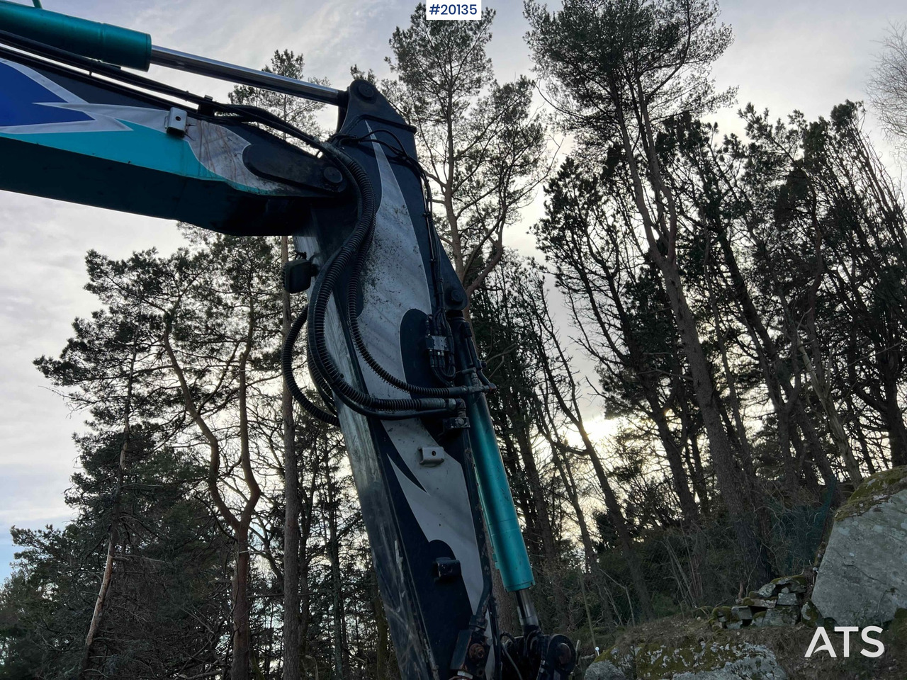 Багер Hitachi zx85us-6 gravemaskin m/ graveskuffe, hydraulisk pusseskuffe, klype: слика 15