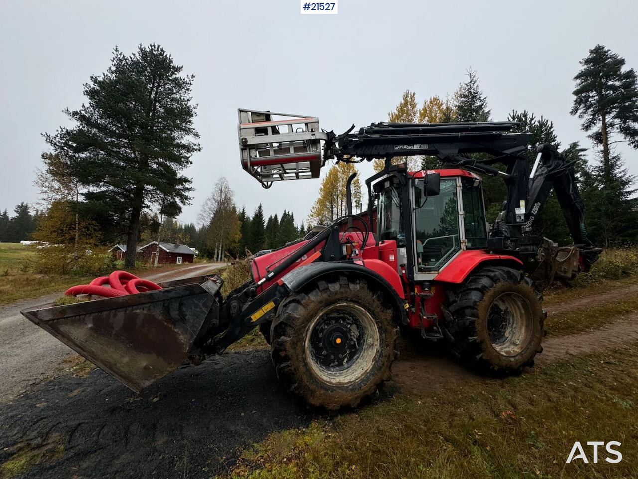 Huddig 1260B Traktorgraver m/ Huddig 2000 lift, tilt og pusseskuffe - Ровокопач: слика 2 Huddig 1260B Traktorgraver m/ Huddig 2000 lift, tilt og pusseskuffe - Ровокопач: слика 2