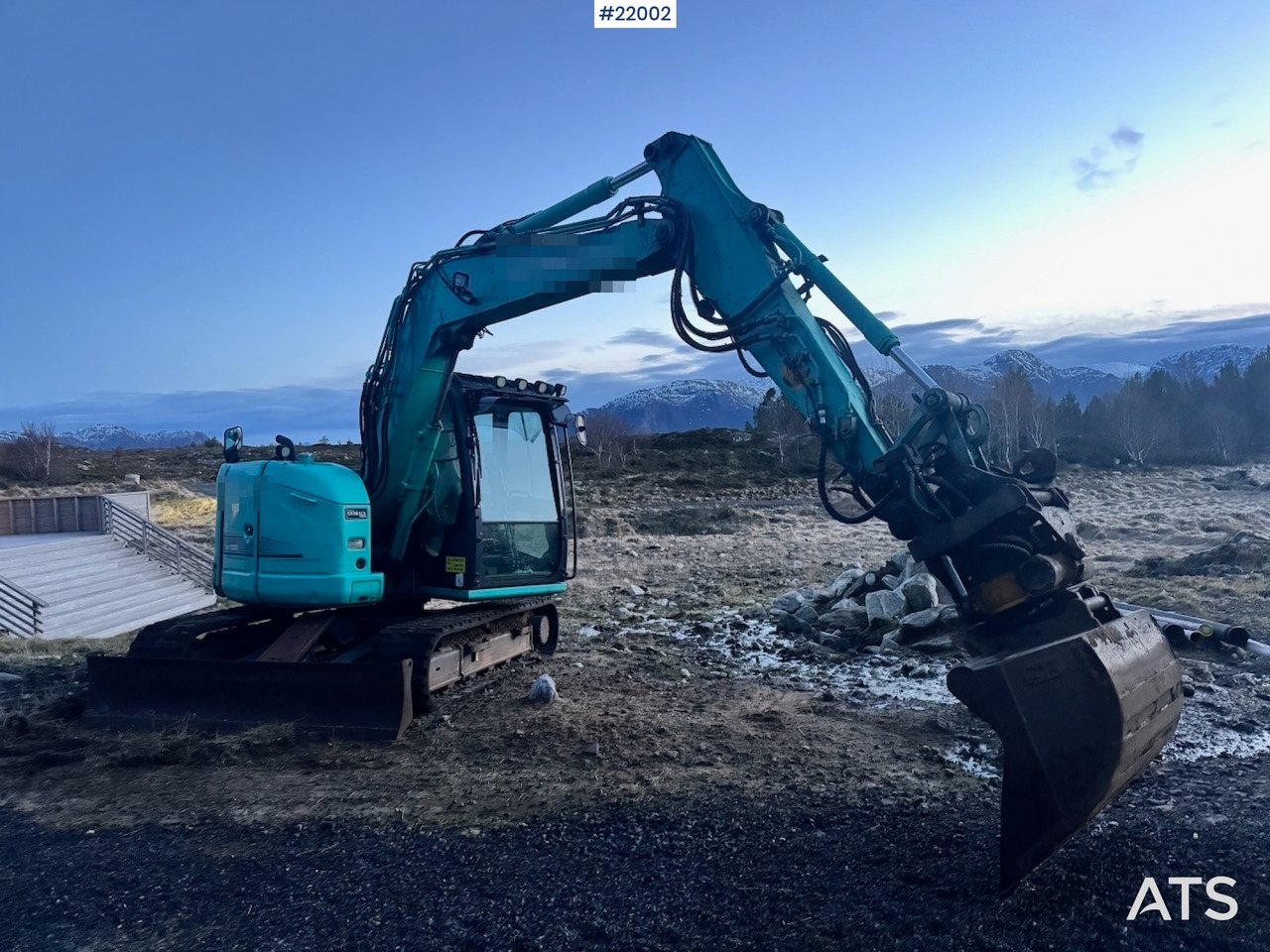 Kobelco 2016 Kobelco SK75SR Beltegraver m/ Rototilt og Pusseskuffe. - Багер: слика 1 Kobelco 2016 Kobelco SK75SR Beltegraver m/ Rototilt og Pusseskuffe. - Багер: слика 1