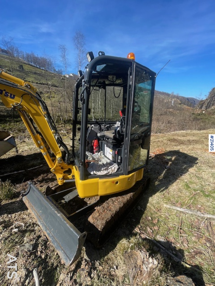 Komatsu PC24 MR-5 gravemaskin m/ pusseskuffe, rototilt, smalskuffe, graveskuffe og klype - Мини багер: слика 4 Komatsu PC24 MR-5 gravemaskin m/ pusseskuffe, rototilt, smalskuffe, graveskuffe og klype - Мини багер: слика 4