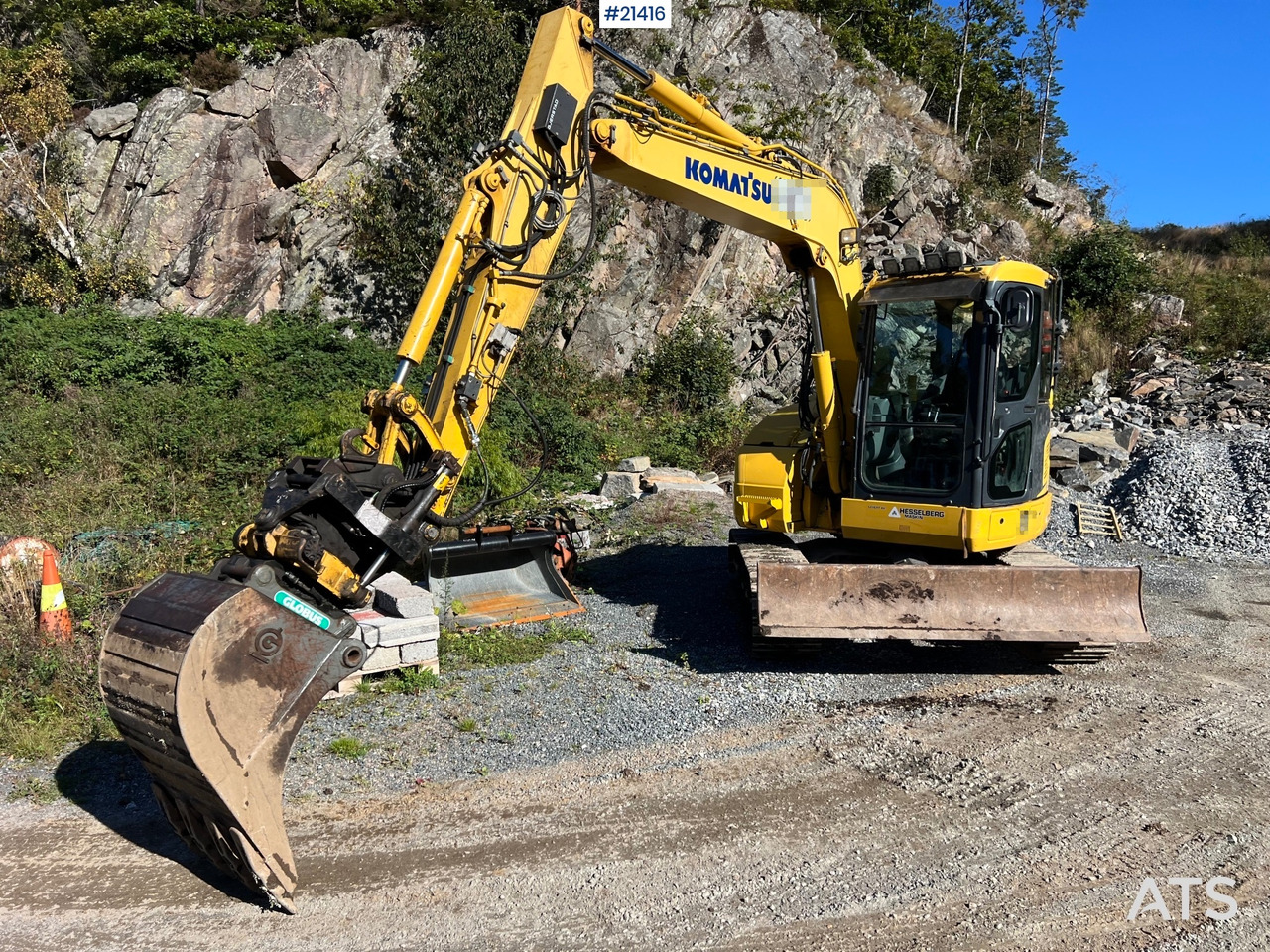 Komatsu PC78us Gravemaskin m/ Rototilt, pusseskuffe, smalskuffe og graveskuffe - Багер гасеничар: слика 3 Komatsu PC78us Gravemaskin m/ Rototilt, pusseskuffe, smalskuffe og graveskuffe - Багер гасеничар: слика 3