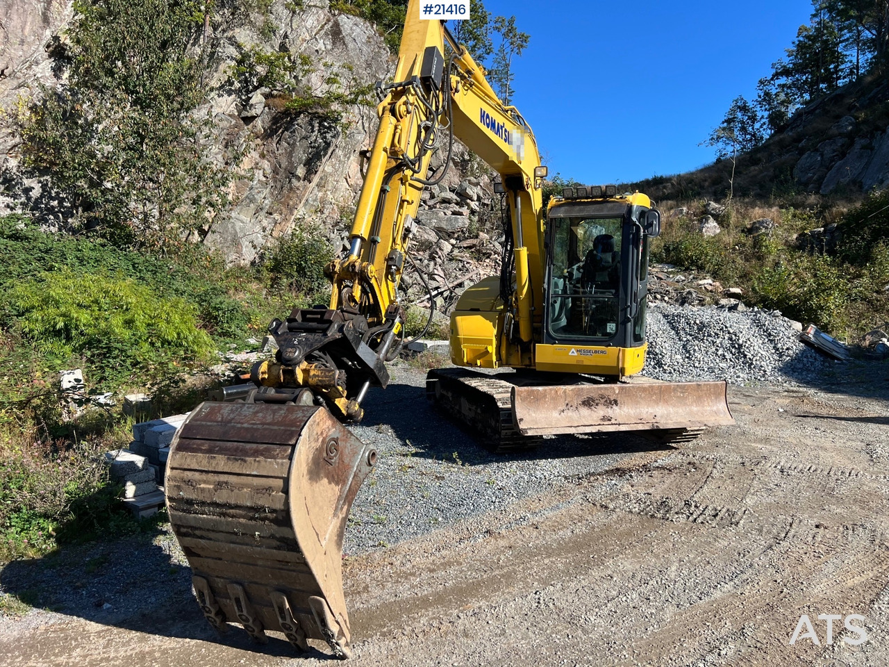 Komatsu PC78us Gravemaskin m/ Rototilt, pusseskuffe, smalskuffe og graveskuffe - Багер гасеничар: слика 4 Komatsu PC78us Gravemaskin m/ Rototilt, pusseskuffe, smalskuffe og graveskuffe - Багер гасеничар: слика 4