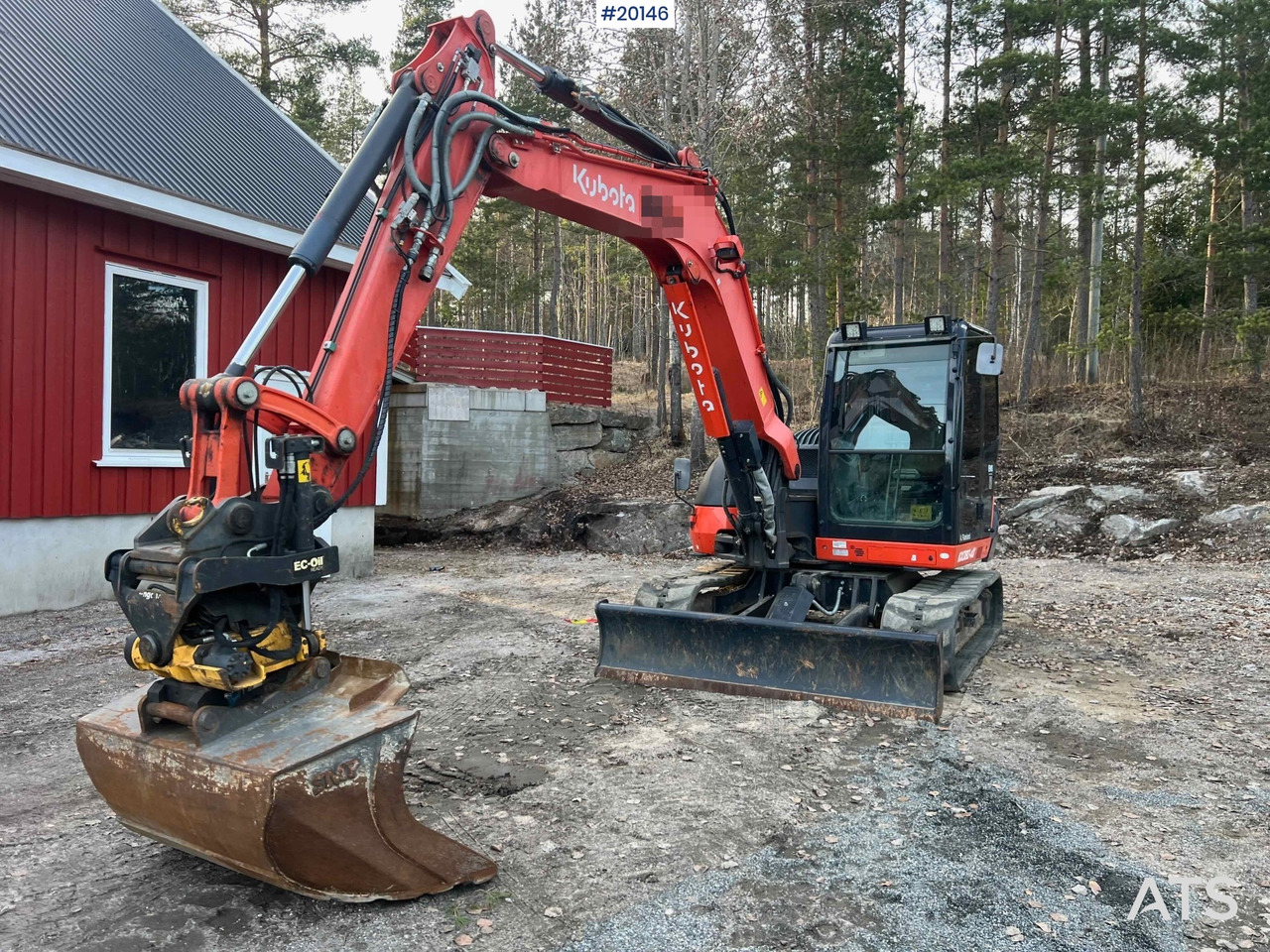 Kubota KX080-4 - Багер: слика 2 Kubota KX080-4 - Багер: слика 2