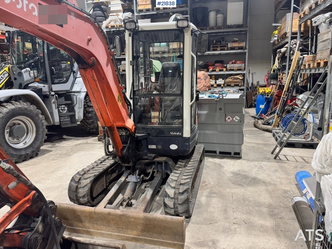 Kubota KX101-3 Minigraver m/ Skuffe og Klype. - Мини багер: слика 4 Kubota KX101-3 Minigraver m/ Skuffe og Klype. - Мини багер: слика 4