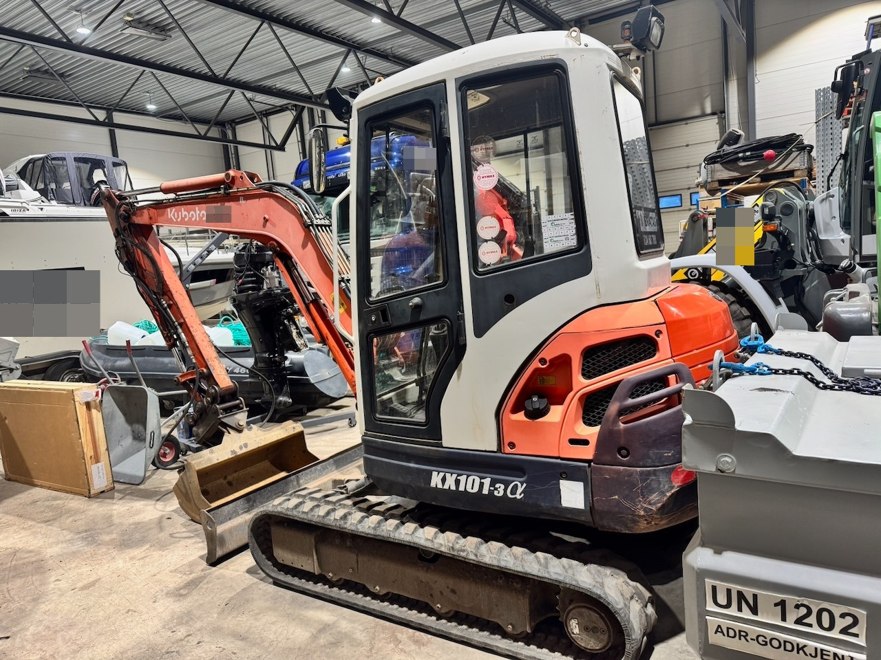 Kubota KX101-3 Minigraver m/ Skuffe og Klype. - Мини багер: слика 5 Kubota KX101-3 Minigraver m/ Skuffe og Klype. - Мини багер: слика 5