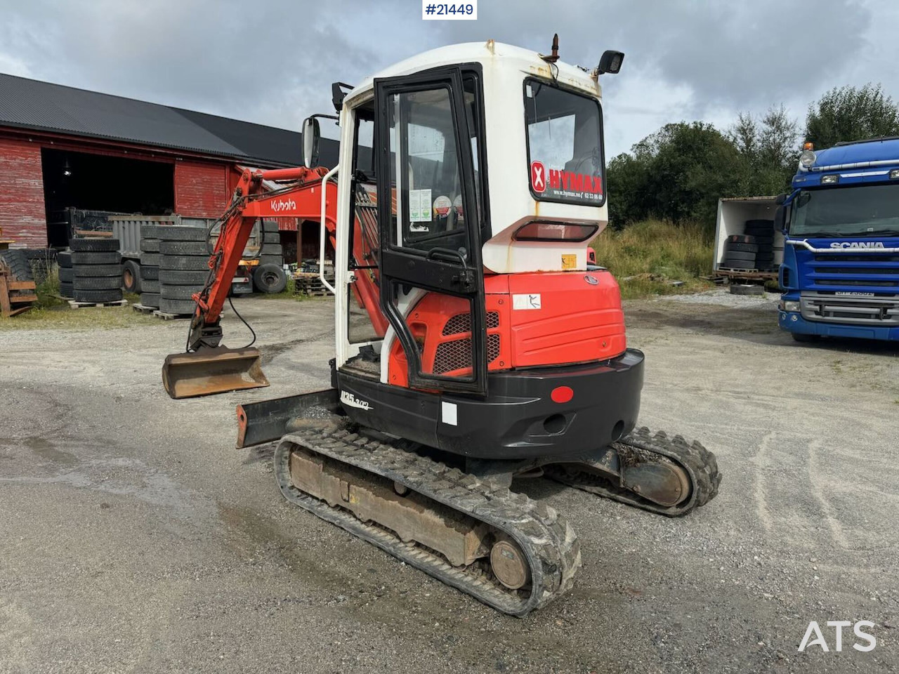 Kubota U35-3 - Мини багер: слика 3 Kubota U35-3 - Мини багер: слика 3