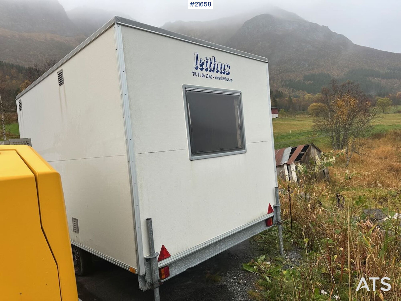 Letthus brakke - Градежен контејнер, Приколка: слика 4 Letthus brakke - Градежен контејнер, Приколка: слика 4