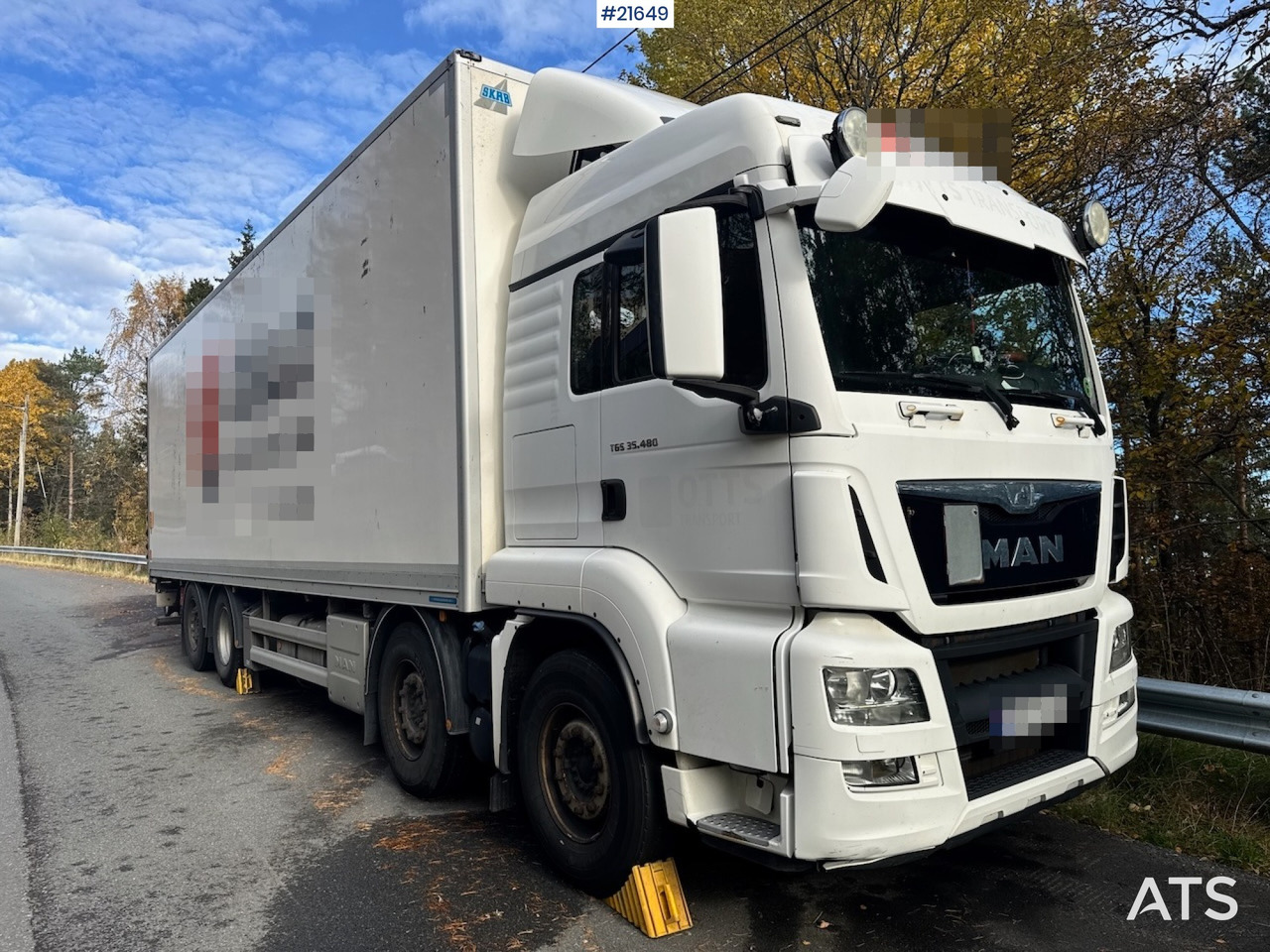 Камион сандучар MAN MAN TGS 35.480 8x2 Skapbil m/ Full sideåpning.: слика 12