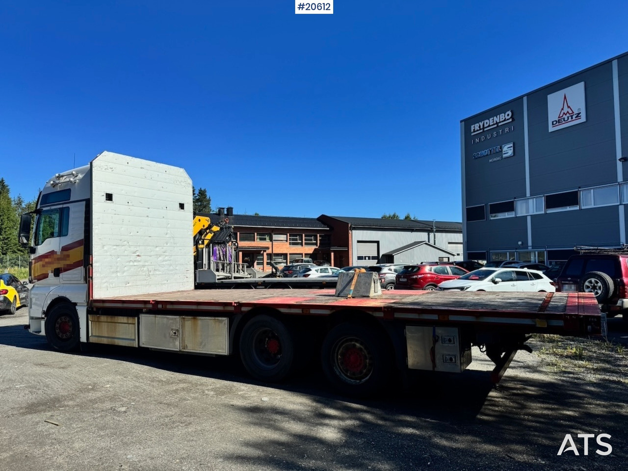 MAN TGX 580 - Камион со платформа: слика 3 MAN TGX 580 - Камион со платформа: слика 3