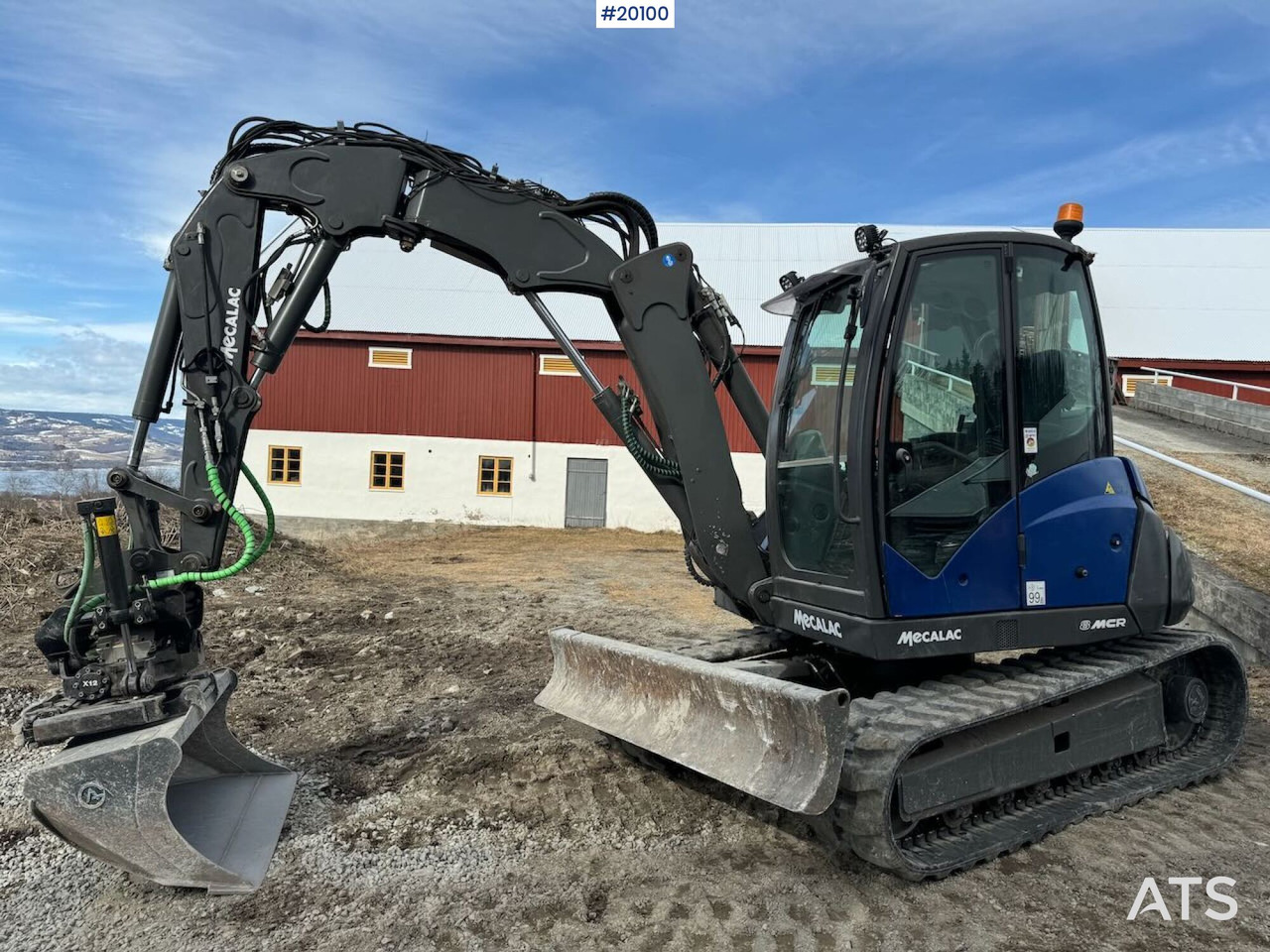 Mecalac 8 MCR-T4 - Мини багер: слика 1 Mecalac 8 MCR-T4 - Мини багер: слика 1