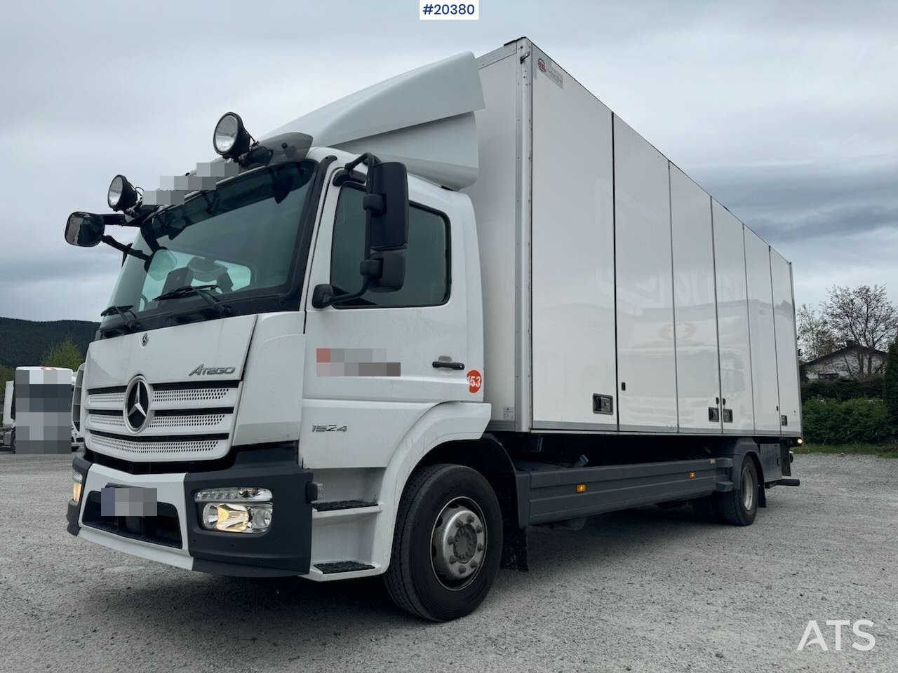 Mercedes Atego 1524 - Камион сандучар: слика 1 Mercedes Atego 1524 - Камион сандучар: слика 1
