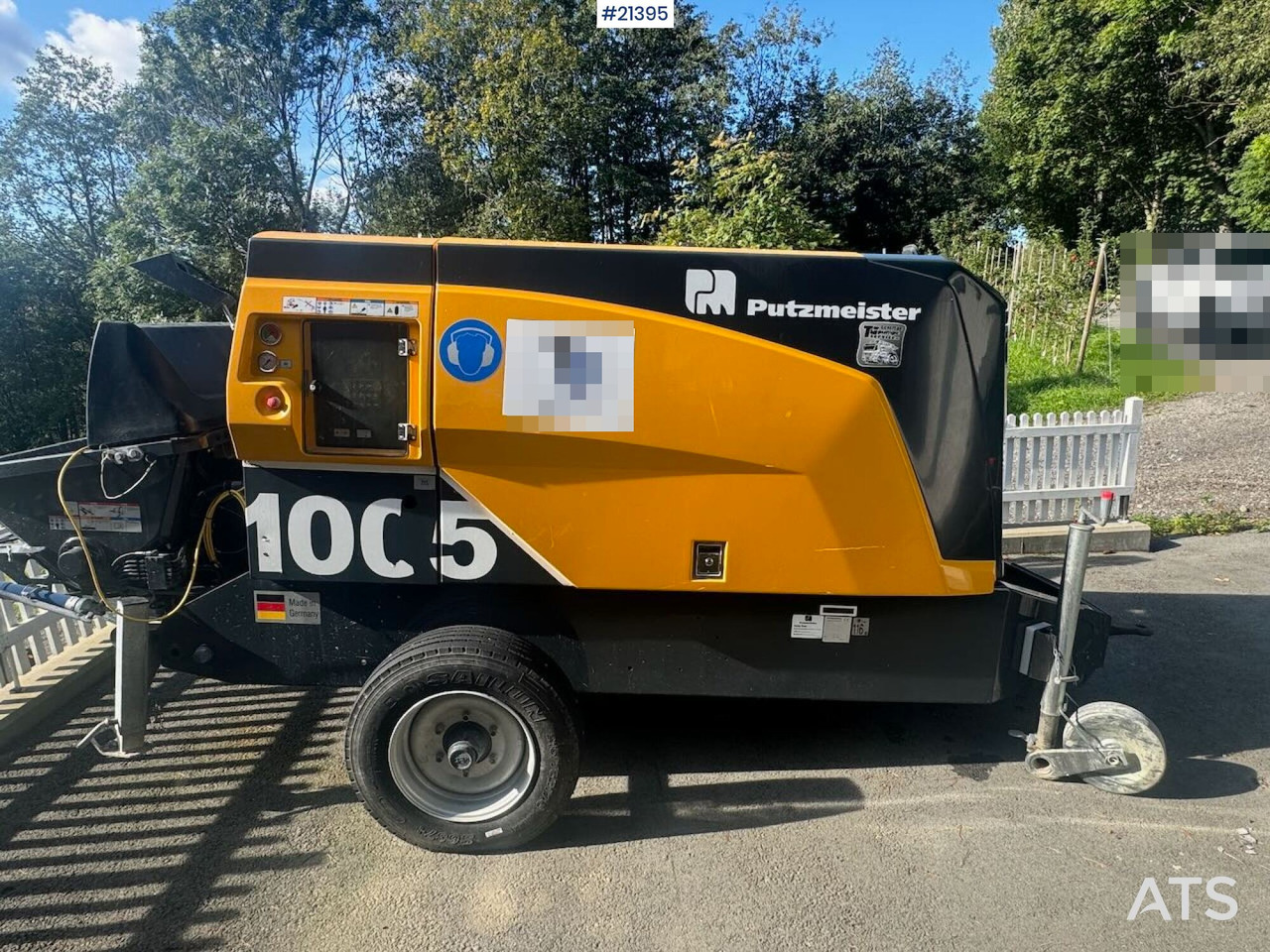 Putzmeister BSA 1005 D5 - Стационарна бетонска пумпа: слика 2 Putzmeister BSA 1005 D5 - Стационарна бетонска пумпа: слика 2