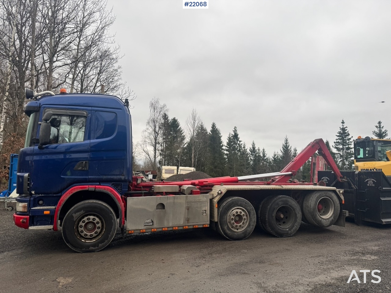 Scania 2003 Scania R164 580 8x2 Tridem Krokbil - Камион со кука за подигање: слика 3 Scania 2003 Scania R164 580 8x2 Tridem Krokbil - Камион со кука за подигање: слика 3