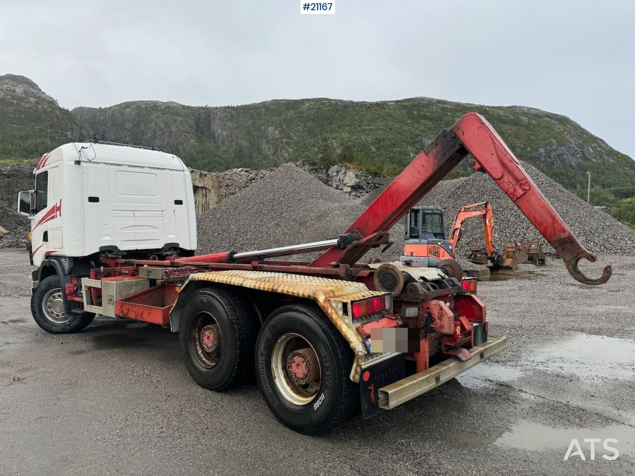 Scania 2003 Scania R164 6x4 Krokbil. Eu-godkjent til 06.2026 - Камион со кука за подигање: слика 4 Scania 2003 Scania R164 6x4 Krokbil. Eu-godkjent til 06.2026 - Камион со кука за подигање: слика 4