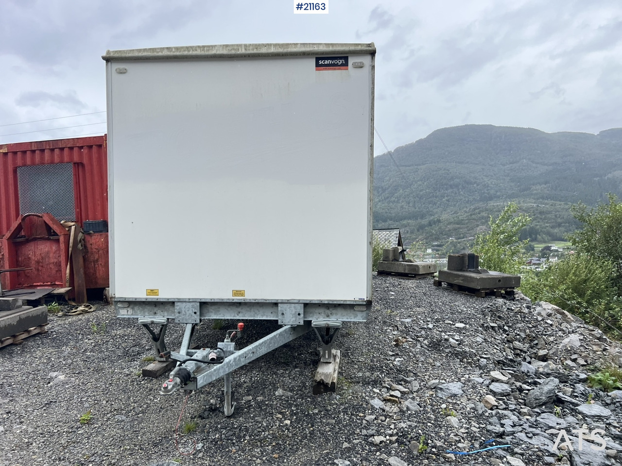 Scanvogn Boligbrakke - Градежен контејнер, Приколка: слика 3 Scanvogn Boligbrakke - Градежен контејнер, Приколка: слика 3