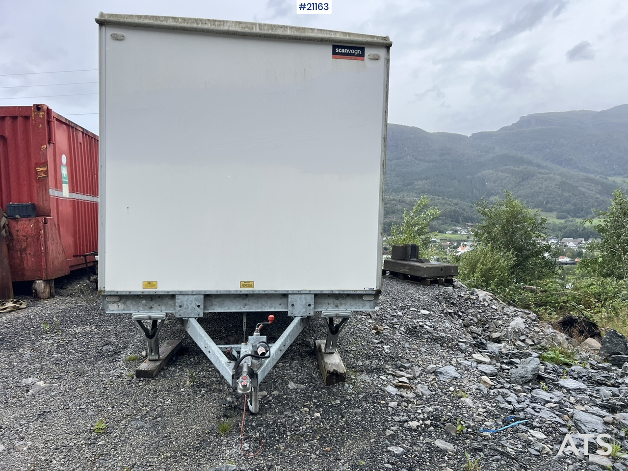 Scanvogn Boligbrakke - Градежен контејнер, Приколка: слика 4 Scanvogn Boligbrakke - Градежен контејнер, Приколка: слика 4