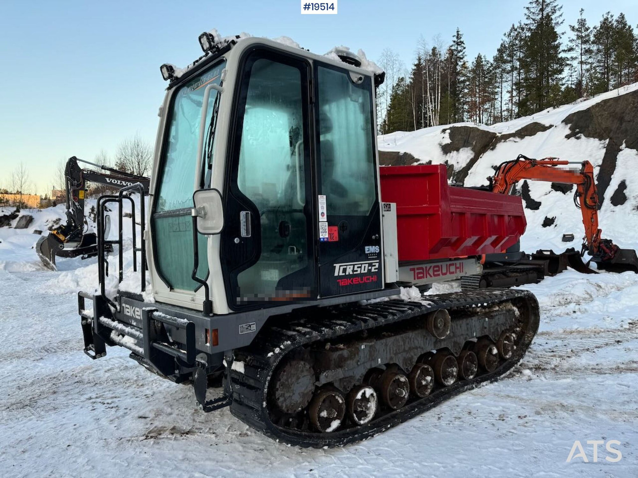 Takeuchi 2021 Takeuchi TCR50-2 Beltedumper.500 Timer. SE VIDEO - Истоварувач: слика 2 Takeuchi 2021 Takeuchi TCR50-2 Beltedumper.500 Timer. SE VIDEO - Истоварувач: слика 2