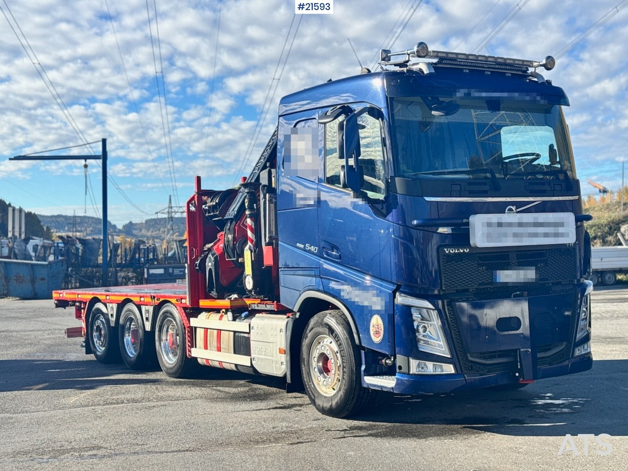 Volvo FH540 Kombibil - Камион со кран: слика 4 Volvo FH540 Kombibil - Камион со кран: слика 4