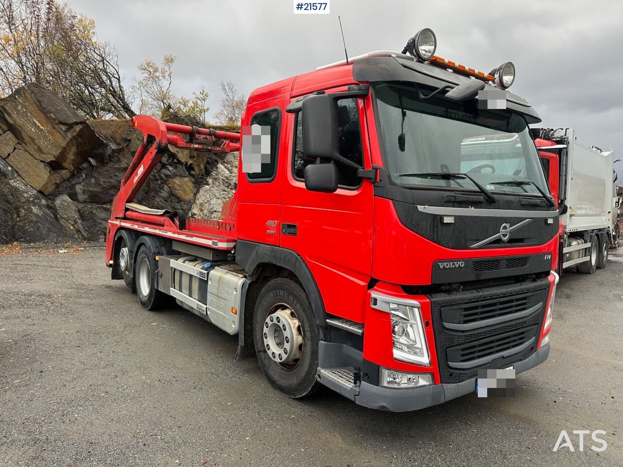 Volvo FM 410 liftdumper 6x2 m/ Laxo påbygg, utskyt og rotator. - Камион за подигање контејнери: слика 5 Volvo FM 410 liftdumper 6x2 m/ Laxo påbygg, utskyt og rotator. - Камион за подигање контејнери: слика 5