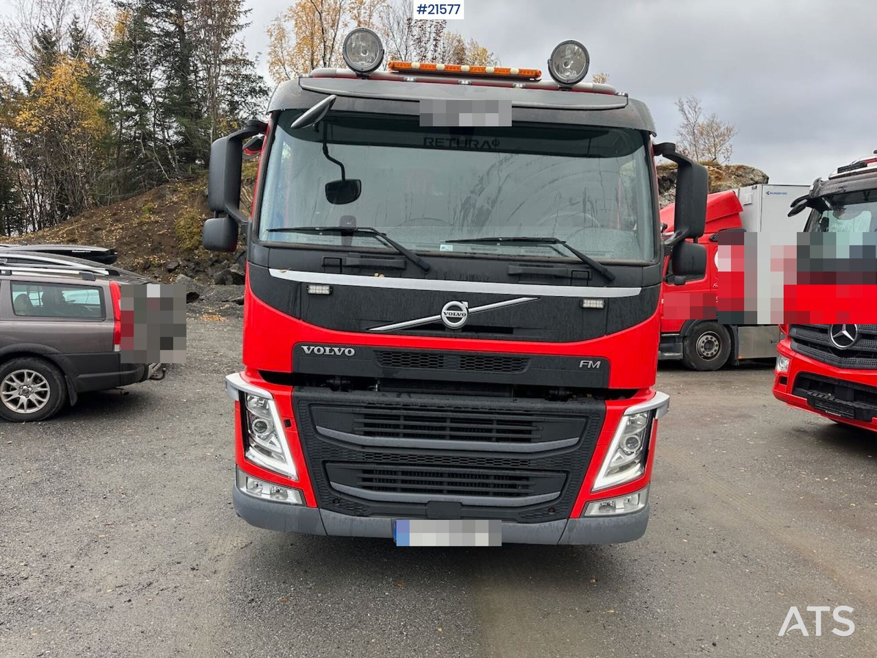 Volvo FM 410 liftdumper 6x2 m/ Laxo påbygg, utskyt og rotator. - Камион за подигање контејнери: слика 4 Volvo FM 410 liftdumper 6x2 m/ Laxo påbygg, utskyt og rotator. - Камион за подигање контејнери: слика 4
