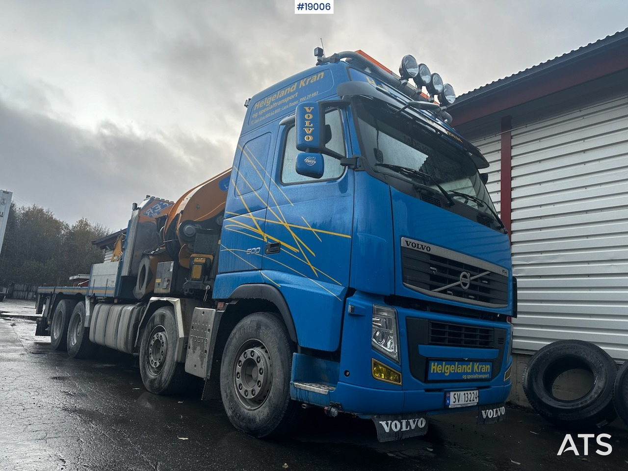 Volvo FM 500 - Камион со кран, Камион со платформа: слика 1 Volvo FM 500 - Камион со кран, Камион со платформа: слика 1