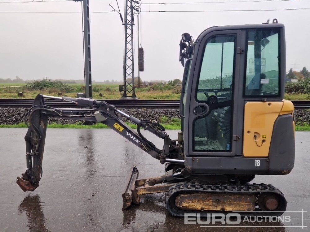 2012 Volvo EC18 - Мини багер: слика 2 2012 Volvo EC18 - Мини багер: слика 2
