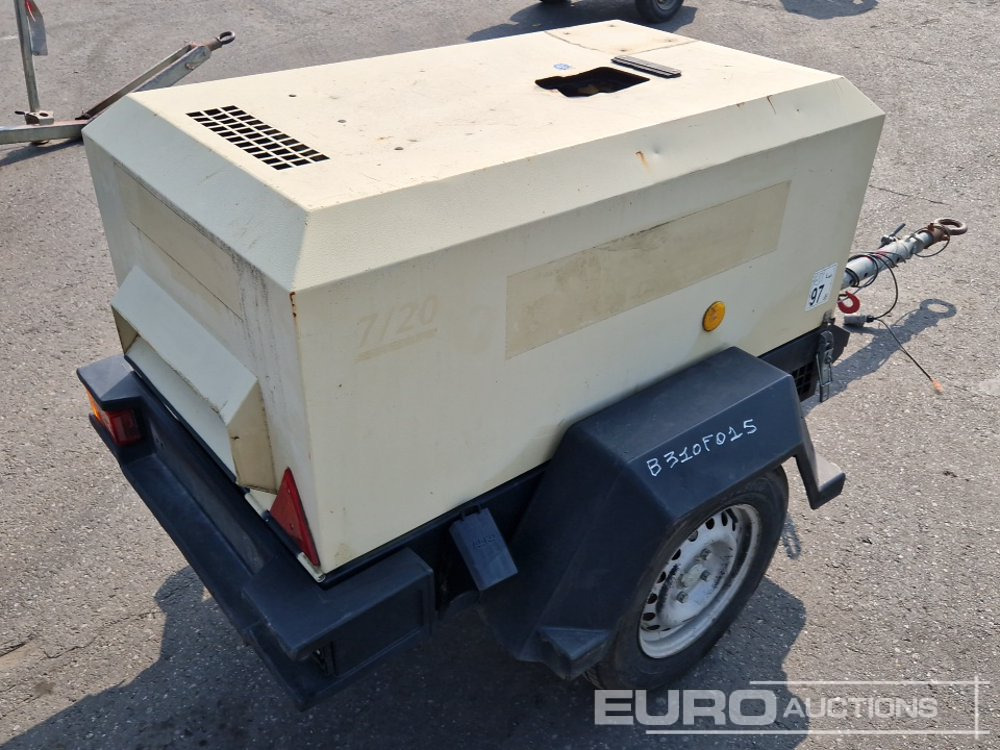 2013 Doosan 7/20 65CFM - Компресор за воздух: слика 3 2013 Doosan 7/20 65CFM - Компресор за воздух: слика 3