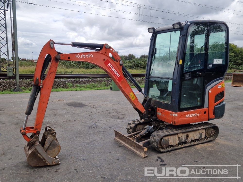 2013 Kubota KX019-4 - Мини багер: слика 1 2013 Kubota KX019-4 - Мини багер: слика 1