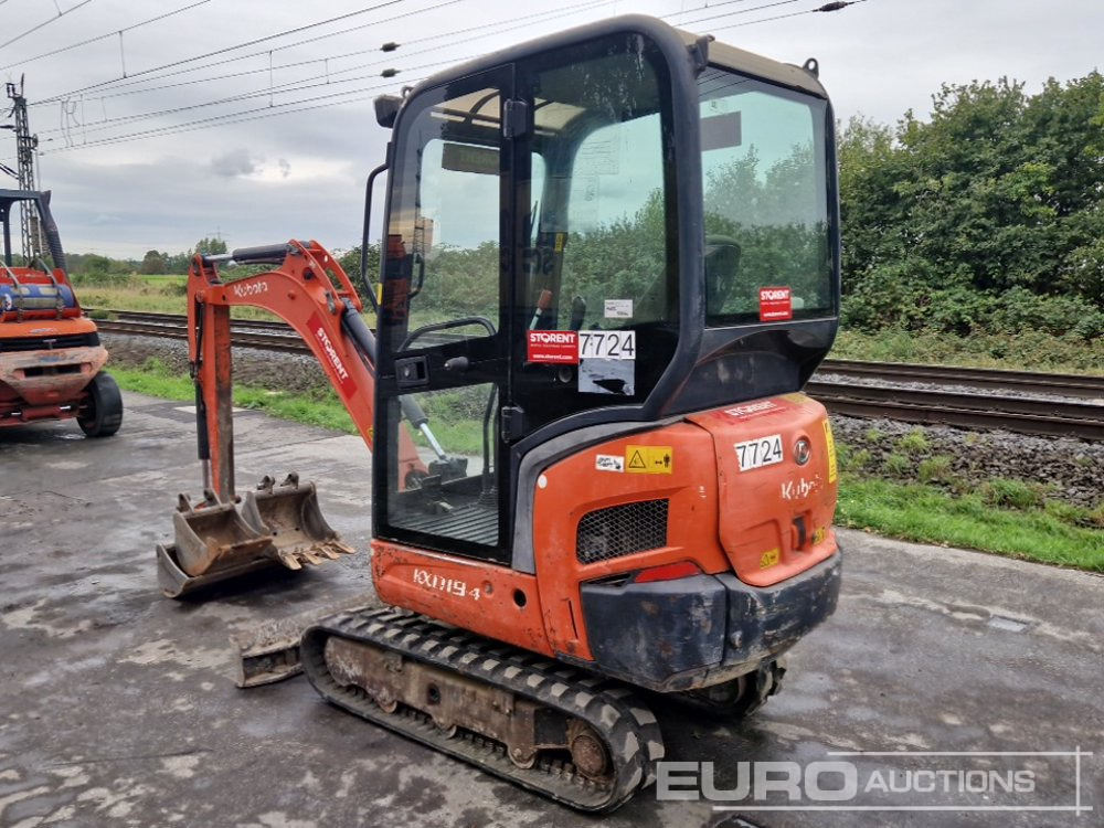 2013 Kubota KX019-4 - Мини багер: слика 3 2013 Kubota KX019-4 - Мини багер: слика 3