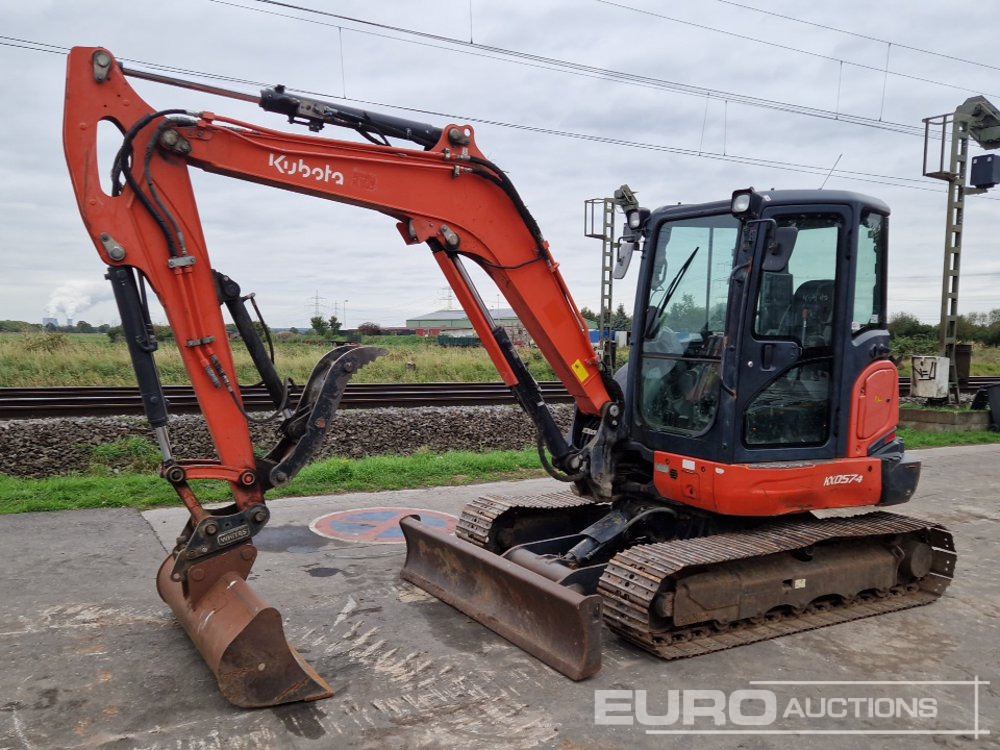 2013 Kubota KX057-4 - Мини багер: слика 1 2013 Kubota KX057-4 - Мини багер: слика 1