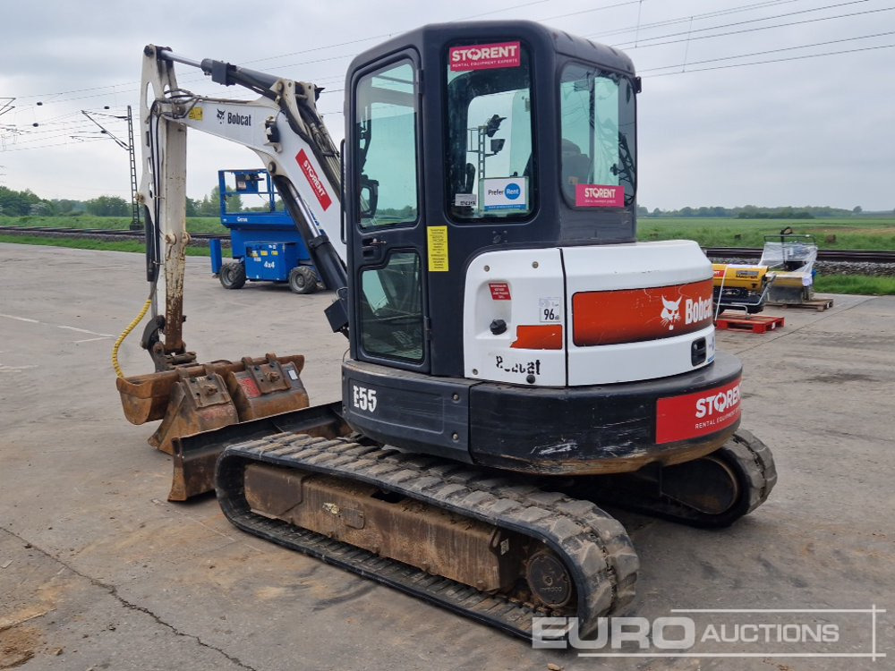 2015 Bobcat E55 - Мини багер: слика 3 2015 Bobcat E55 - Мини багер: слика 3