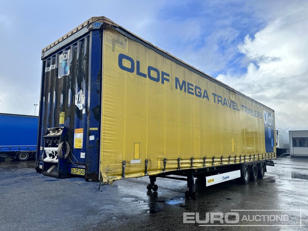 2015 Krone Mega Liner, Curtainsider, 3 Axle (Dutch Reg. Docs) - Полуприколка со церада: слика 1 2015 Krone Mega Liner, Curtainsider, 3 Axle (Dutch Reg. Docs) - Полуприколка со церада: слика 1