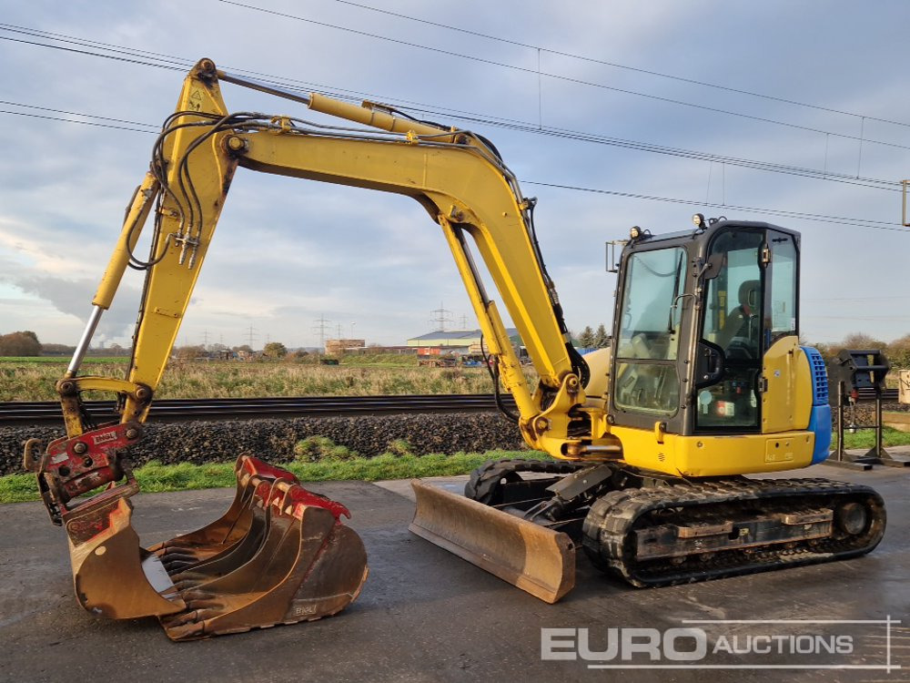 2018 Komatsu PC80MR-5 - Мини багер: слика 1 2018 Komatsu PC80MR-5 - Мини багер: слика 1