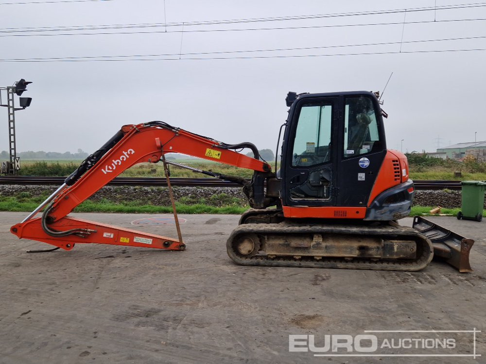 2018 Kubota KX080-4A - Мини багер: слика 2 2018 Kubota KX080-4A - Мини багер: слика 2