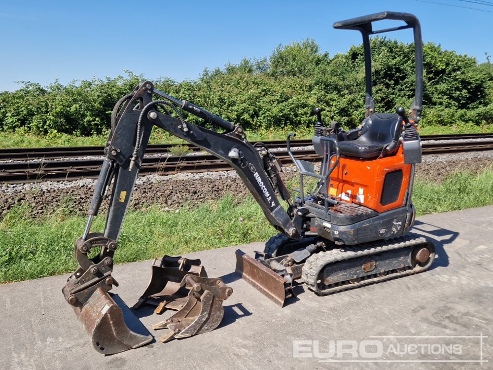 2020 Eurocomach Rubber Tracks, Blade, Offset, QH, Piped, 3 Buckets, Expanding Undercarriage, Roll Bar - Мини багер: слика 1 2020 Eurocomach Rubber Tracks, Blade, Offset, QH, Piped, 3 Buckets, Expanding Undercarriage, Roll Bar - Мини багер: слика 1