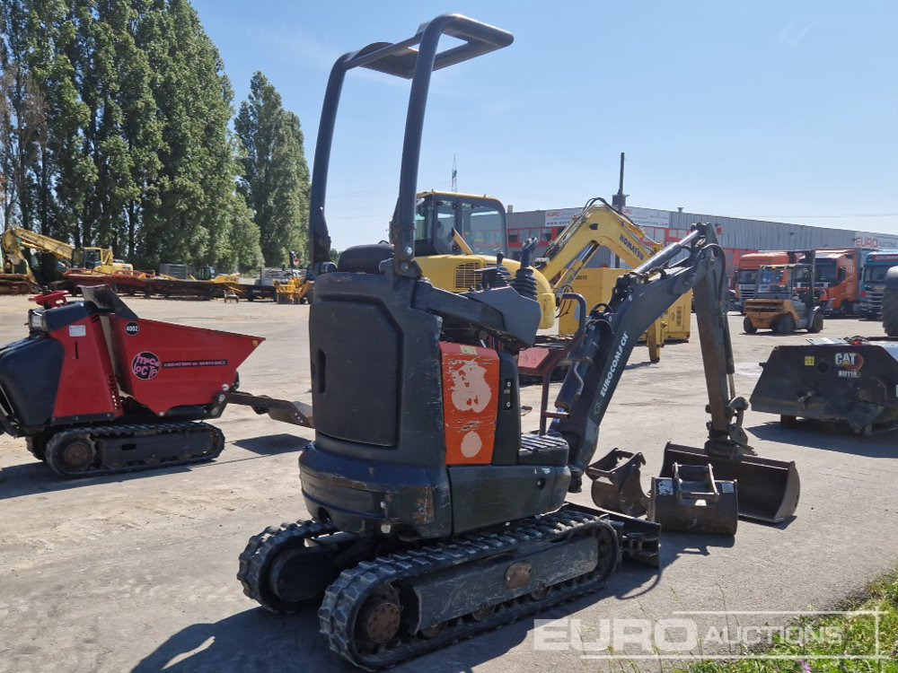 2020 Eurocomach Rubber Tracks, Blade, Offset, QH, Piped, 3 Buckets, Expanding Undercarriage, Roll Bar - Мини багер: слика 4 2020 Eurocomach Rubber Tracks, Blade, Offset, QH, Piped, 3 Buckets, Expanding Undercarriage, Roll Bar - Мини багер: слика 4