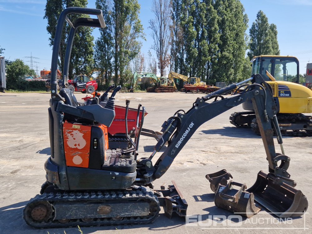 2020 Eurocomach Rubber Tracks, Blade, Offset, QH, Piped, 3 Buckets, Expanding Undercarriage, Roll Bar - Мини багер: слика 5 2020 Eurocomach Rubber Tracks, Blade, Offset, QH, Piped, 3 Buckets, Expanding Undercarriage, Roll Bar - Мини багер: слика 5
