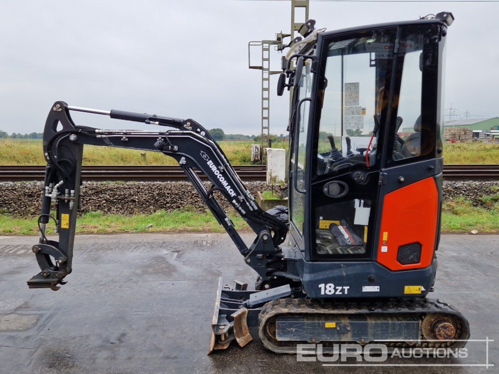 2022 Eurocomach 18ZT - Мини багер: слика 2 2022 Eurocomach 18ZT - Мини багер: слика 2