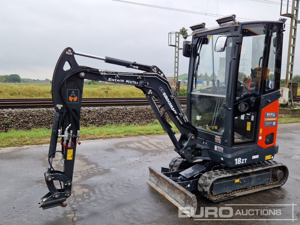 2022 Eurocomach 18ZT - Мини багер: слика 1 2022 Eurocomach 18ZT - Мини багер: слика 1