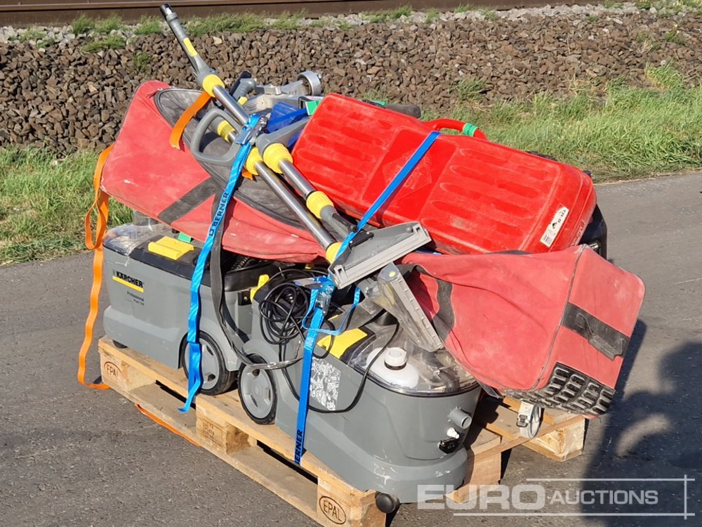 Mixed Pallet, Carpet Cleaners, Vacuum Cleaner, Power Tools, Wall Sander - Градежна опрема: слика 1 Mixed Pallet, Carpet Cleaners, Vacuum Cleaner, Power Tools, Wall Sander - Градежна опрема: слика 1