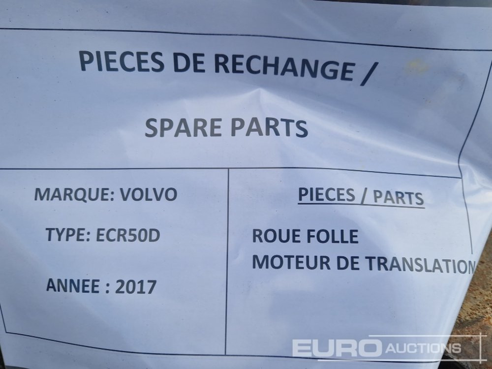 Резервни делови за Багер Idler (2 of) + Final Drive to suit Volvo ECR50D: слика 8 Резервни делови за Багер Idler (2 of) + Final Drive to suit Volvo ECR50D: слика 8